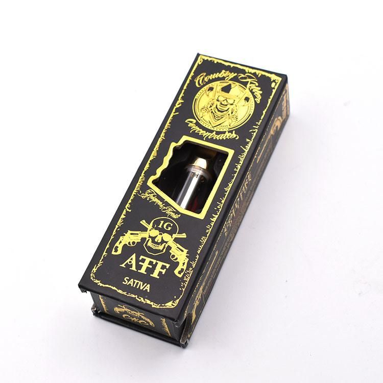 Luxury Child Resistant Oil Cartridge Vape Packaging with Custom Design