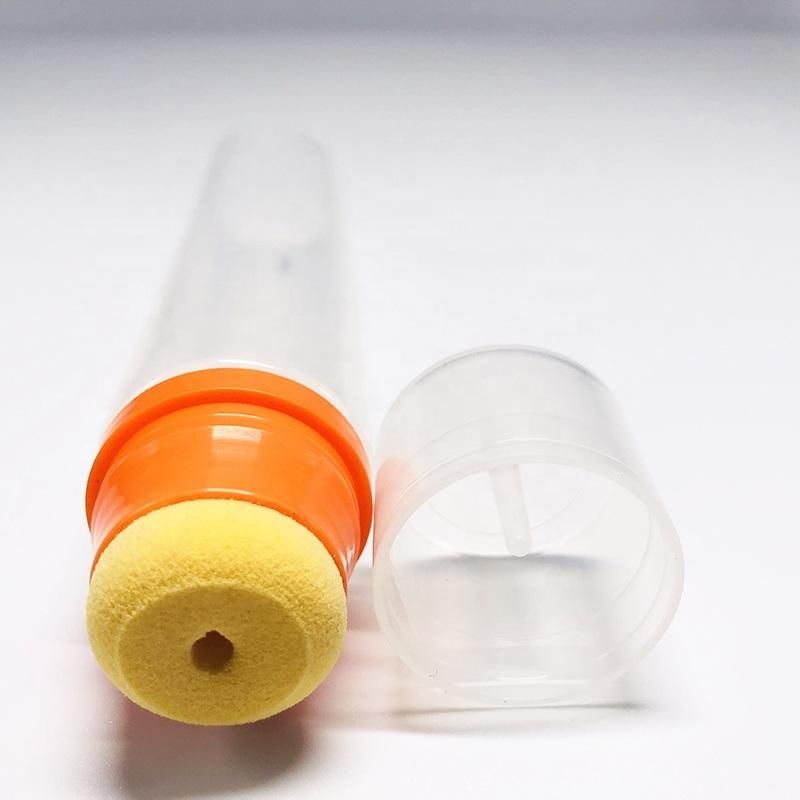 High Quality Clear Soft Plastic Tube with Sponge Tip Applicators