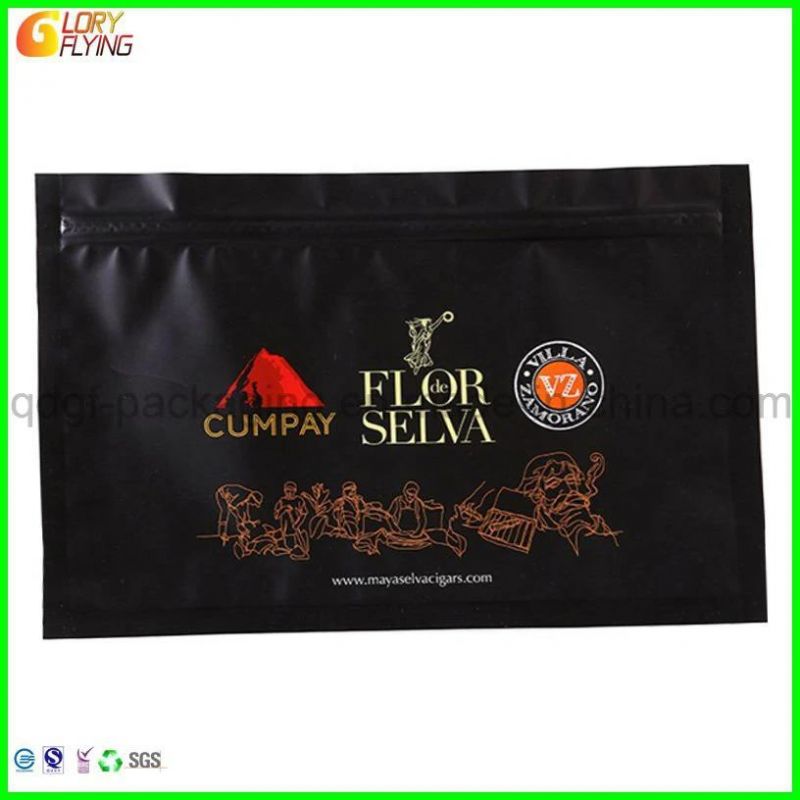 Mylar Pouch with Zipper and Sticker Supplied Smell Proof Hand Rolling Bags Factory