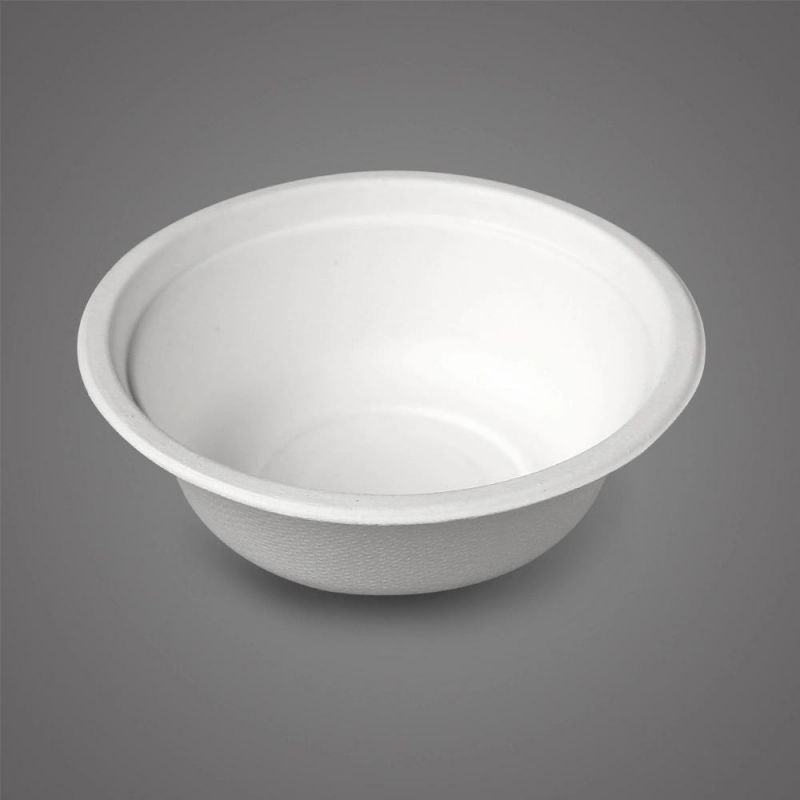 100% Compostable Disposable 8oz 16oz 30oz Large Bowls Made From Sugarcane Bagasse