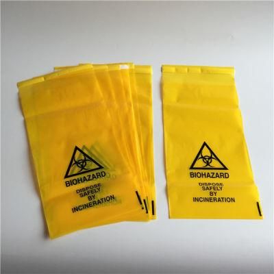 Custom Printed PE Plastic Garbage Trash Bag Disposable Hospital Autoclavable Waste Disposal Bags