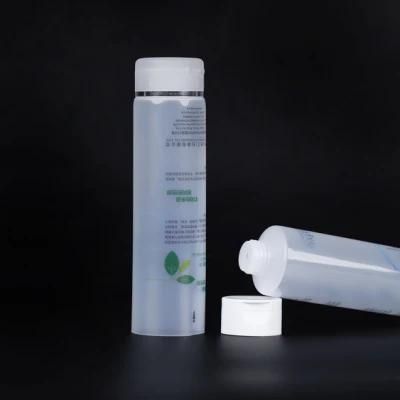 Empty Hot Sale 100g Empty Cosmetic Plastic Packaging Face Wash Soft Tube with Flip Top Cap