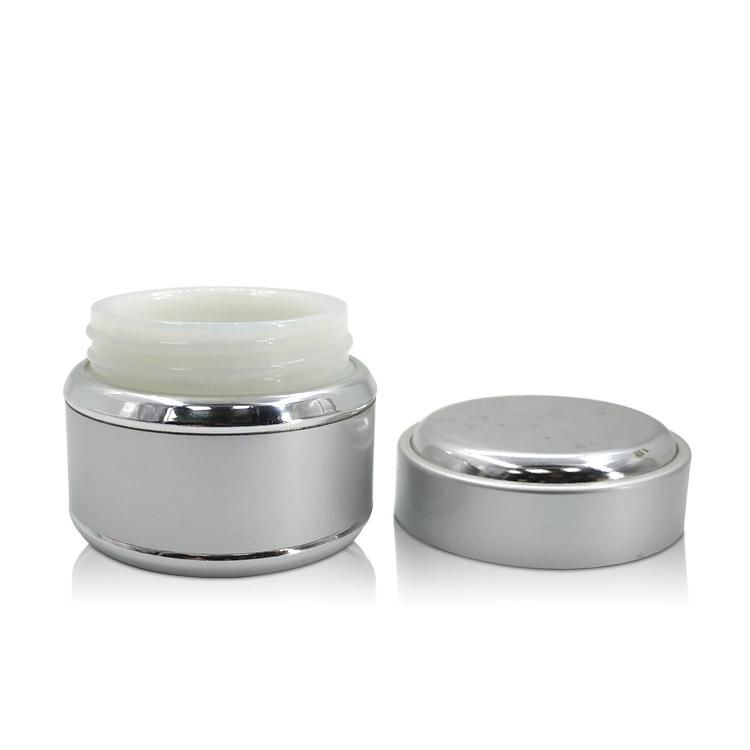 30g 50g Aluminum Plastic Silver Jar for Cosmetic (SKH-1449)