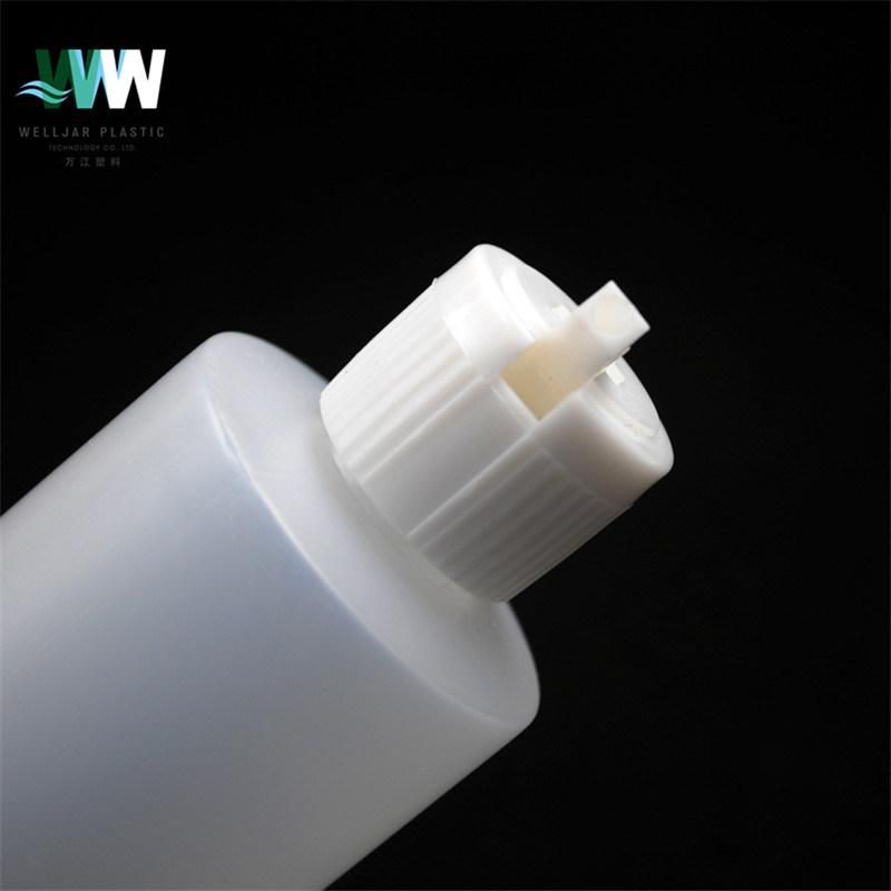 120ml 4oz Round Packaging Container Plastic Bottle with Fort Cap