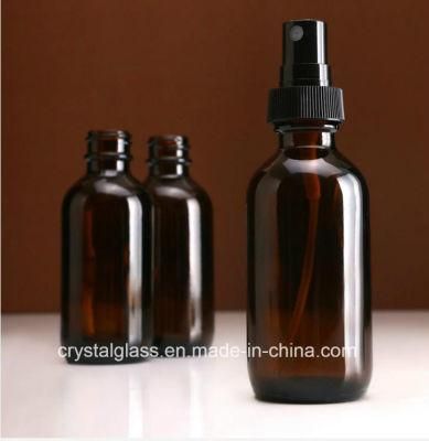 Dark Brown Glass in Separate Bottles Spray Bottle