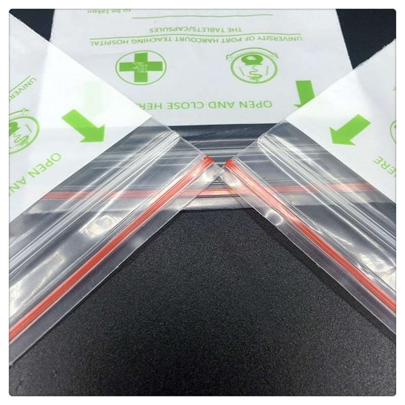 High Quality with Customized Printing Resealable Medical Zip Lock Bag