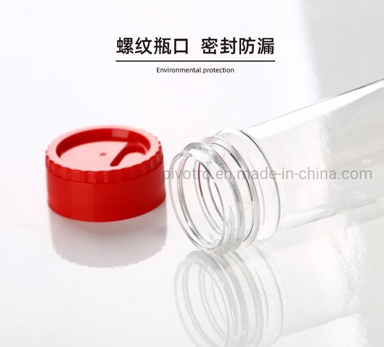 125g Pet Plastic Spice Bottle with 45mm Screw Cap for Packing Spices