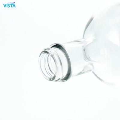 200ml 375ml 500ml 750ml High Flint Vodka Glass Bottle Screw Cap