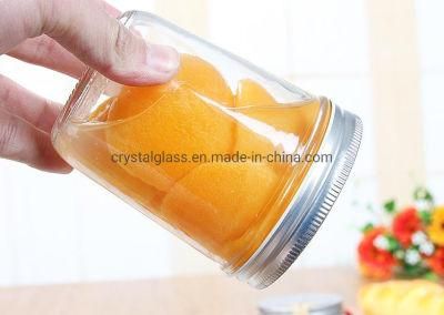 100ml 300ml 350ml Food Pickle Canning Packaging Glass Jars with Lid Logo Print