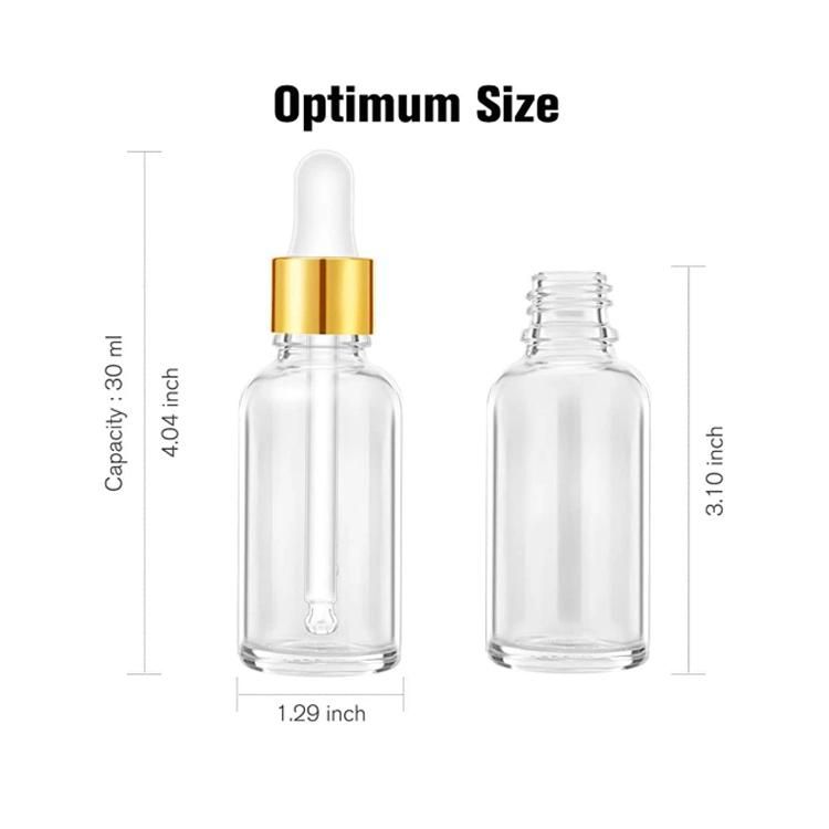 Wholesale Frosted Yellow Green Serum Essential Oil Cosmetic Packaging 30ml Glass Pink Dropper Bottle with White Top