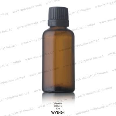 Amber Color Essential Oil Glass Bottle with Black Plastic Cap 5ml 10ml 15ml 20ml 30ml 50ml 100ml