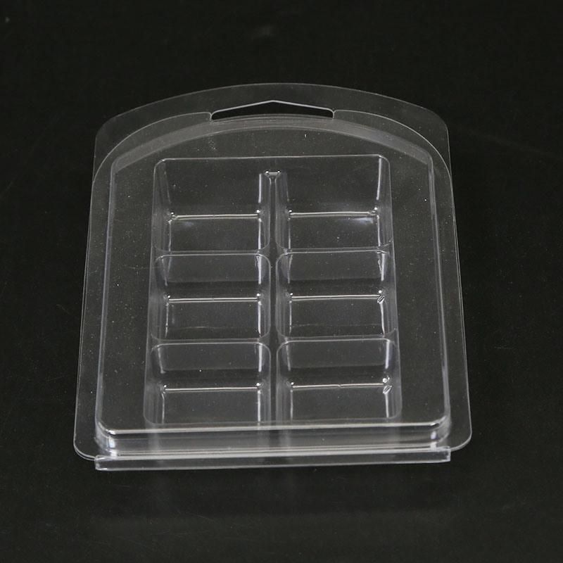 PET/PVC Clear Plastic Boxes Cavities Clamshell Blister tray Cosmetic Packaging Boxes