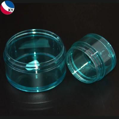 Colored Lid Pet Body Butter Packaging Plastic Cosmetic Container 50ml 100ml