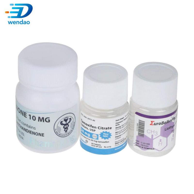 Hot Sale Medical Packaging Plastic Bottles HDPE 60ml Medicine White Pill Bottle for Capsule Vitamin