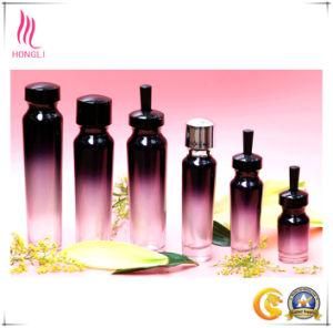 Whole Set for Sale Luxury Purple Gradient Cosmetic Glass Bottle