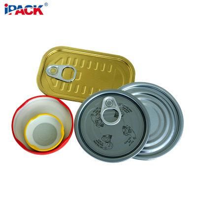 Screw Tinplate Easy Open Lid for Food Can