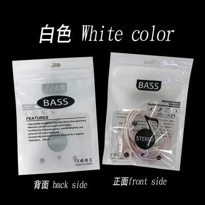 11*16 Plastic Packaging Bag for Earphones Zipper Bags