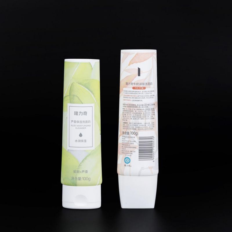 Empty Cosmetic Tube Recyclable PCR Tube Packaging for Face Wash