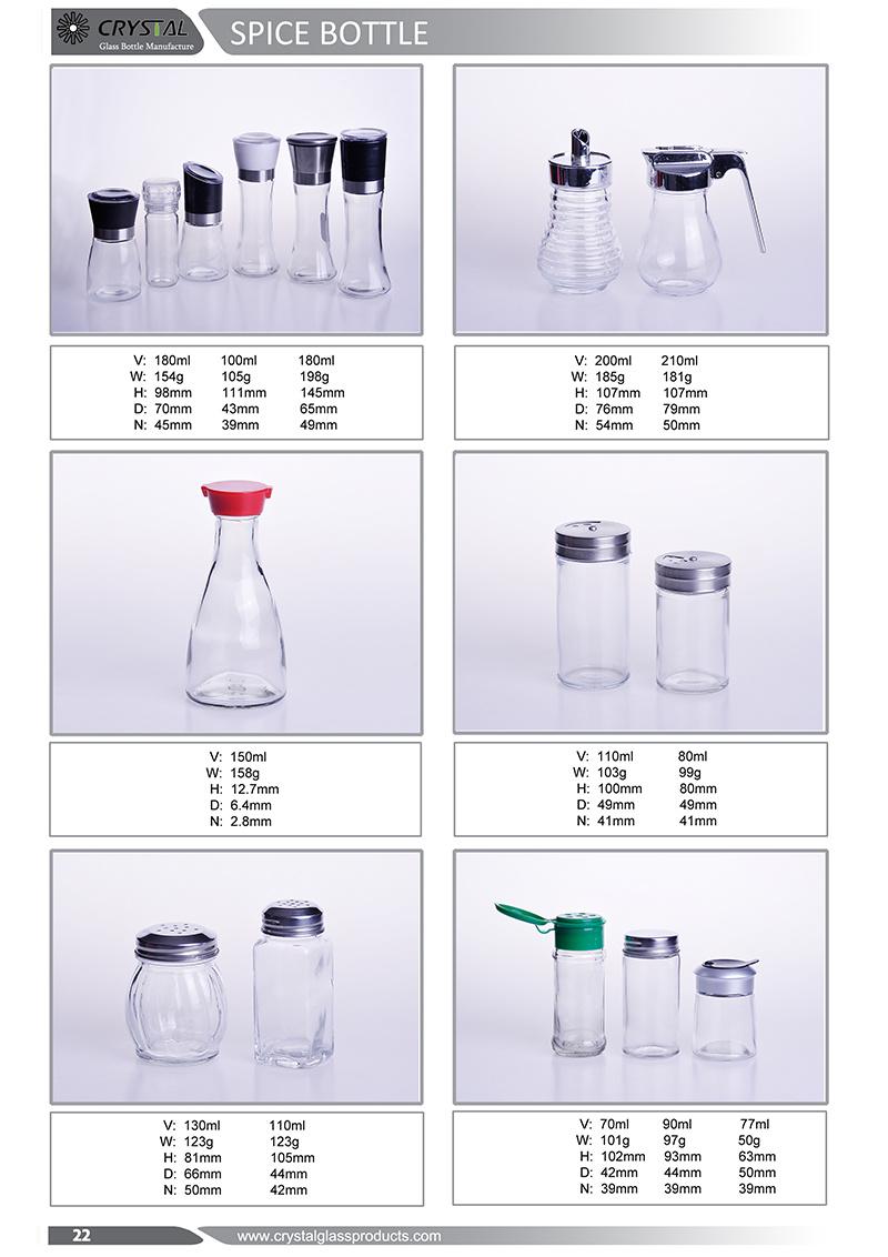 OEM Decal Printing Soft Drinks Glass Packing Bottles