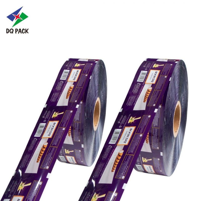 Custom Design Biscuits Aluminium Plastic Laminating Plastic Auto Packing Film PE Pet Al Plastic Film Roll