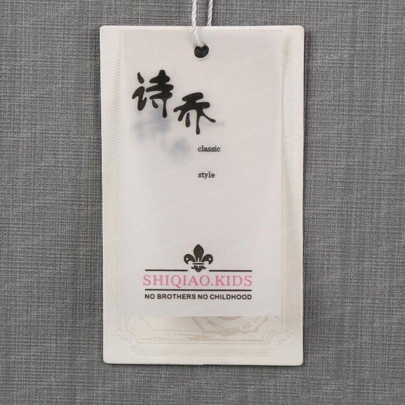 Custom Printing Paper Cmyk Tags Hant Tag for Clothing