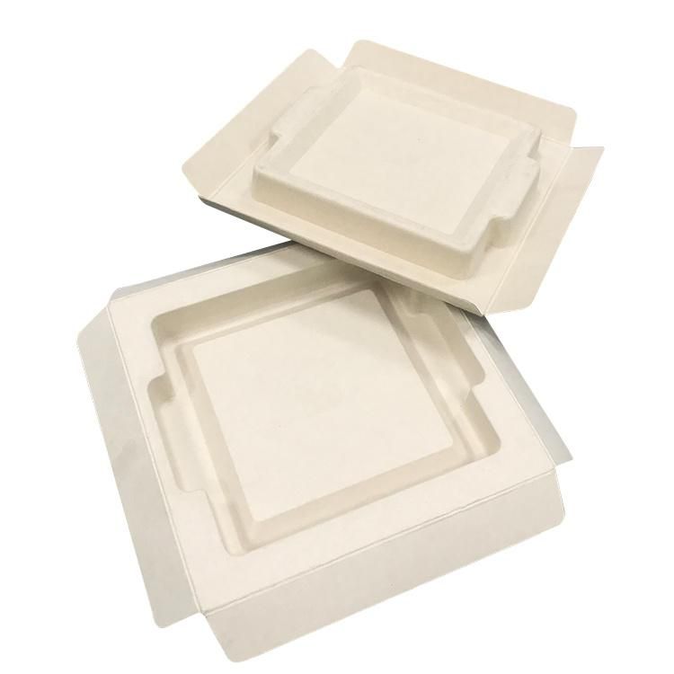 Biodegradable Molded Packaging Paper Pulp Tray for Box