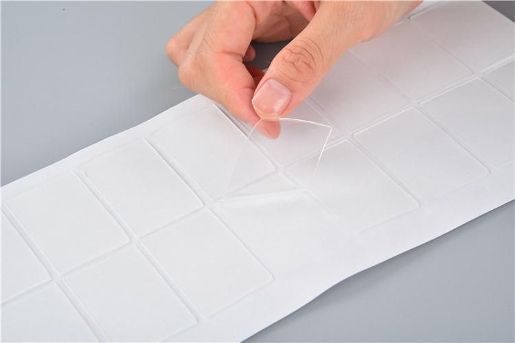 Super Removable Mounting Adhesive Sticky Free Sample Custom Size Acrylic Double Sided Transparent Tape