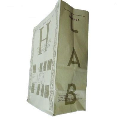 Aluminum Foil Lined Craft Paper Kebab Paper Packaging Bag for Hot Food Chicken