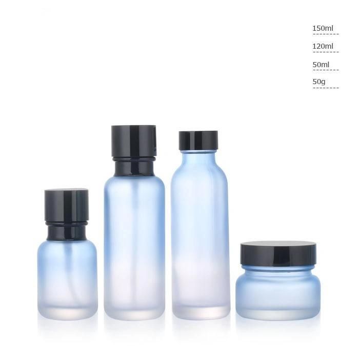 Ll36 Hot Sale Cream Frosted Bottlefor Cosmetic Cosmetics Cream Glass Bottles Have Stock