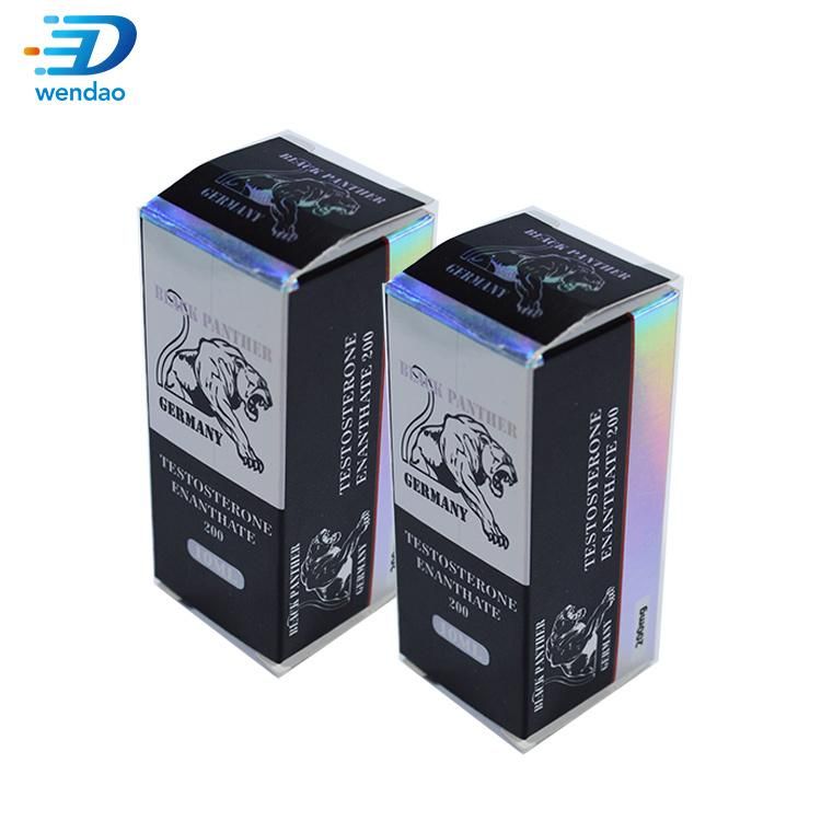 Custom 10ml Vial Steroid Powder Medicine Packaging Paper Box