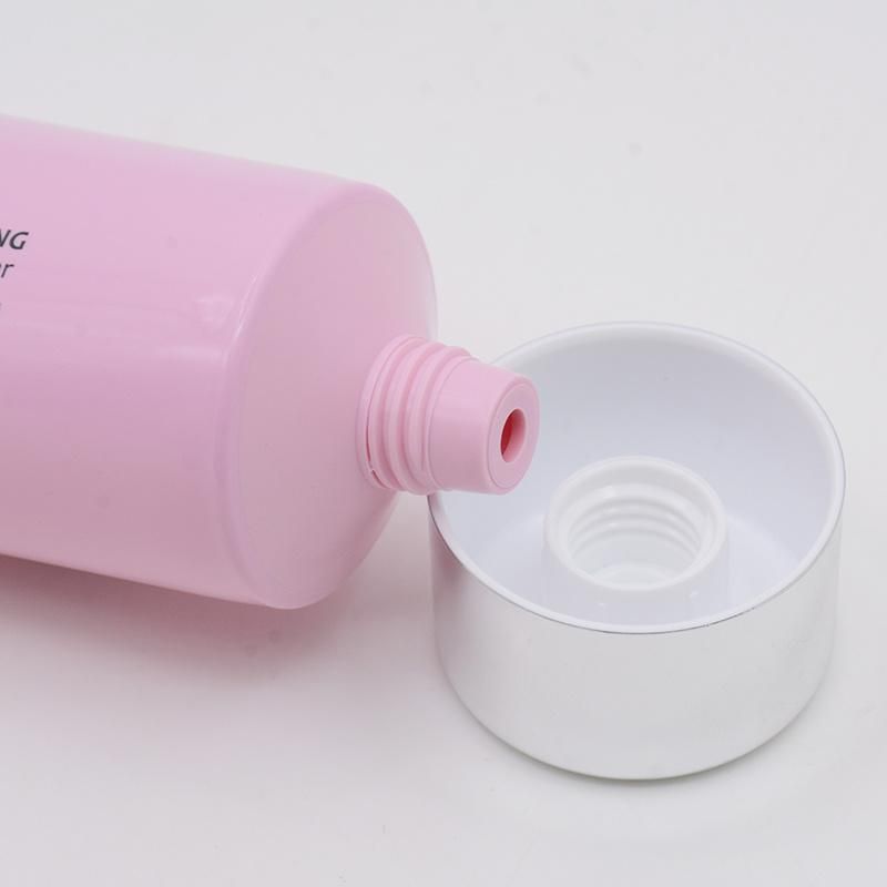 Printing Plastic Empty Hand Cream Tube Cosmetic Packaging Sliver Lid