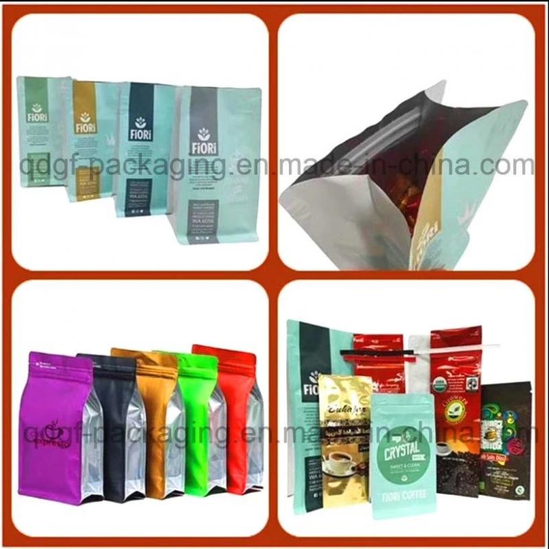 Packaging Supplier Printed Zipper Self - Sealing Laminated Stand up Bags Kraft Paper Plastic Packaging Coffee Tea Bags