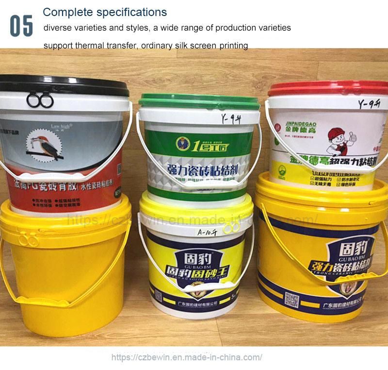 1.8L Yogurt Printing Plastic Tub/Container/Pail/Bucket