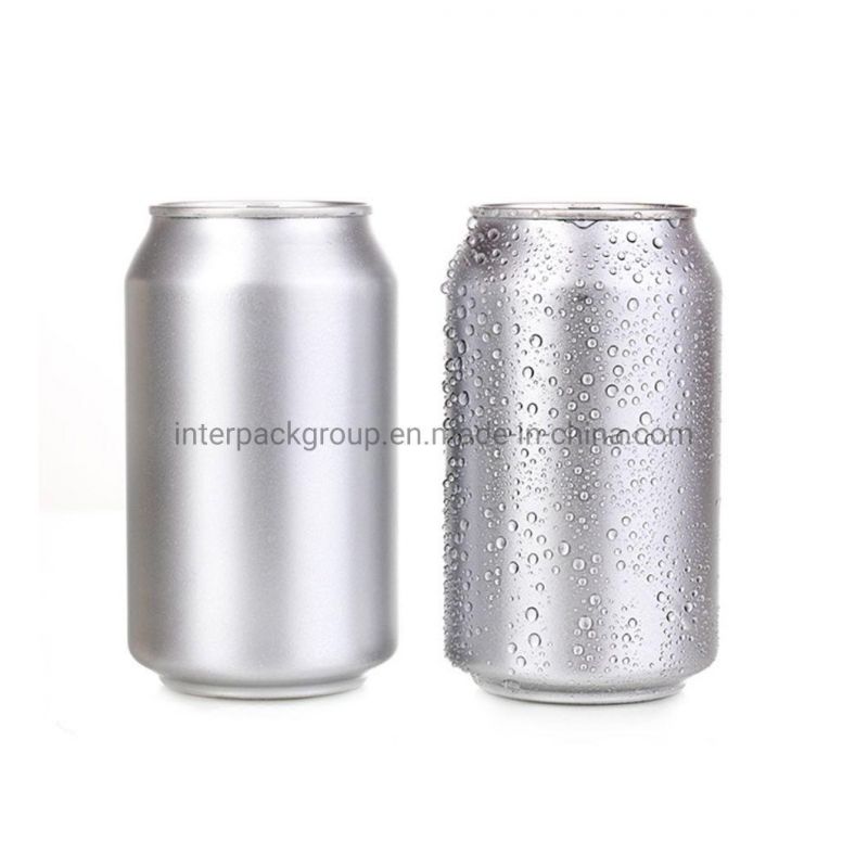 Wholesale Food Grade Empty Customized Aluminium Beverage and Beer Can Lid Can 330ml