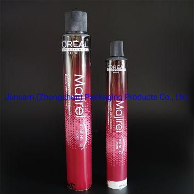 Soft Aluminum Squeezable Empty Tube Metal Collapsible Container Packaging Big Volume