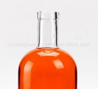 500ml 750ml Thick Bottom Crystal Ice Wine Glass Vodka Bottle with Stopper