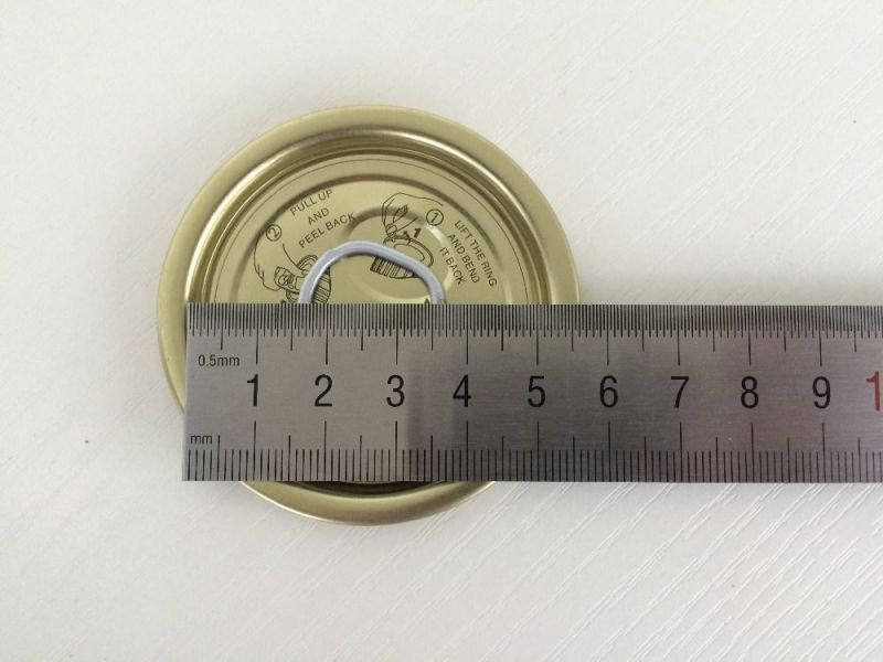 Tin Easy Open Lid 202# Eoe for Slim Food / Drink Can