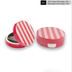 Plastic Container Pressed Powder Case for Cosmetics