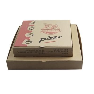 Biodegradable Custom Pizza Food Packing Corrugated Cardboard Paper Box with Printing