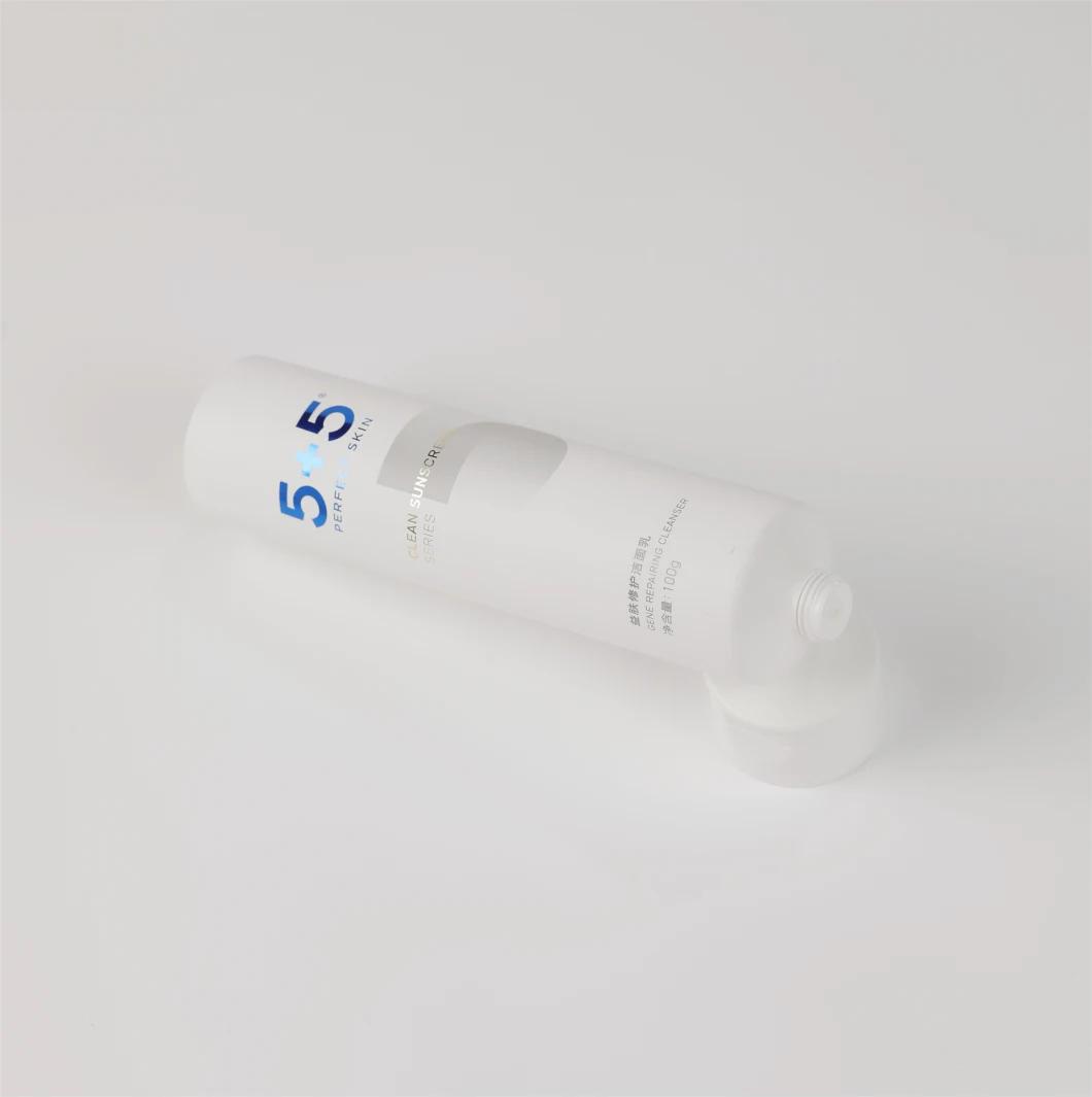 Blue Eye Cream Soft Tube Stainless Steel Roller Ball Massage Squeeze Plastic Tube Cosmetic Packaging