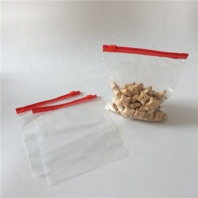 High Quality Eco Friendly Clear Plastic Food Grade Zipper Sliders Bag Resealable Freezer Bags