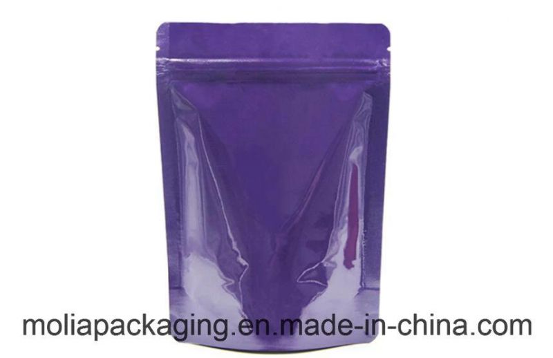 Moisture-Proof Stand up Pouch/Food Candy Coffee Nut Storage Plastic Packing Bags with Zipper/Tear Notches