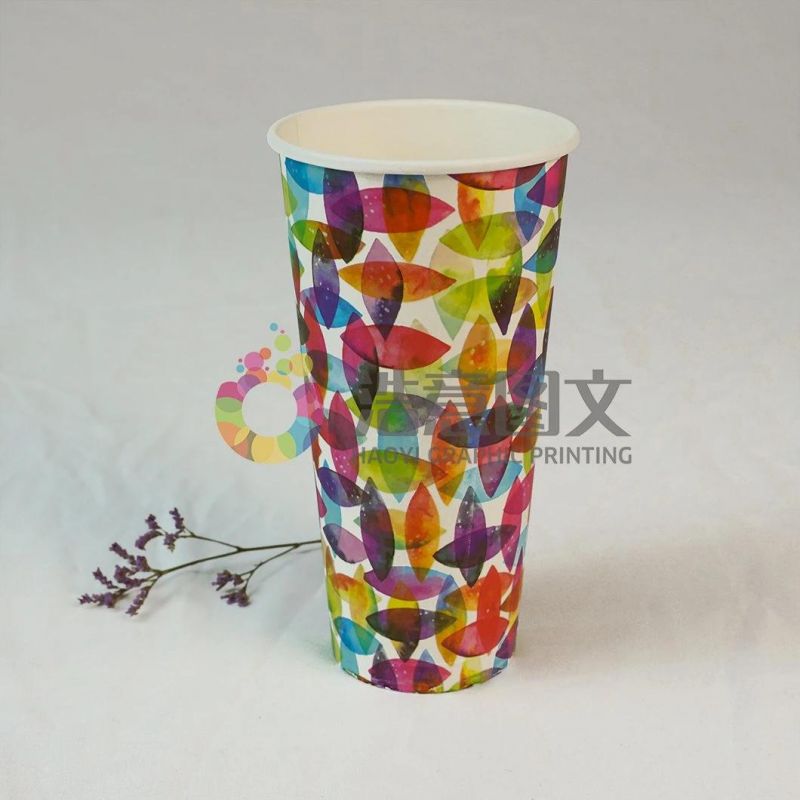 China Wholesale Company White Cardboard Disposable Paper Cup Custom Packaging