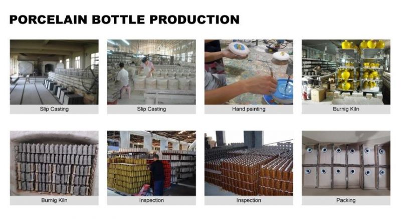 Custom 750ml Ceramic Liquor Packaging Bottle
