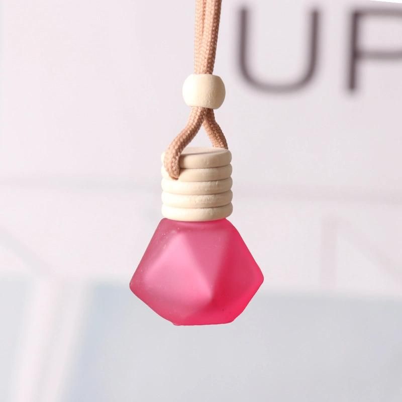 6ml Car Air Freshener Scent Perfume Bottle Ornament Essential Oil Diffuser Fragrance Pendant Hanging Automobiles Ornaments