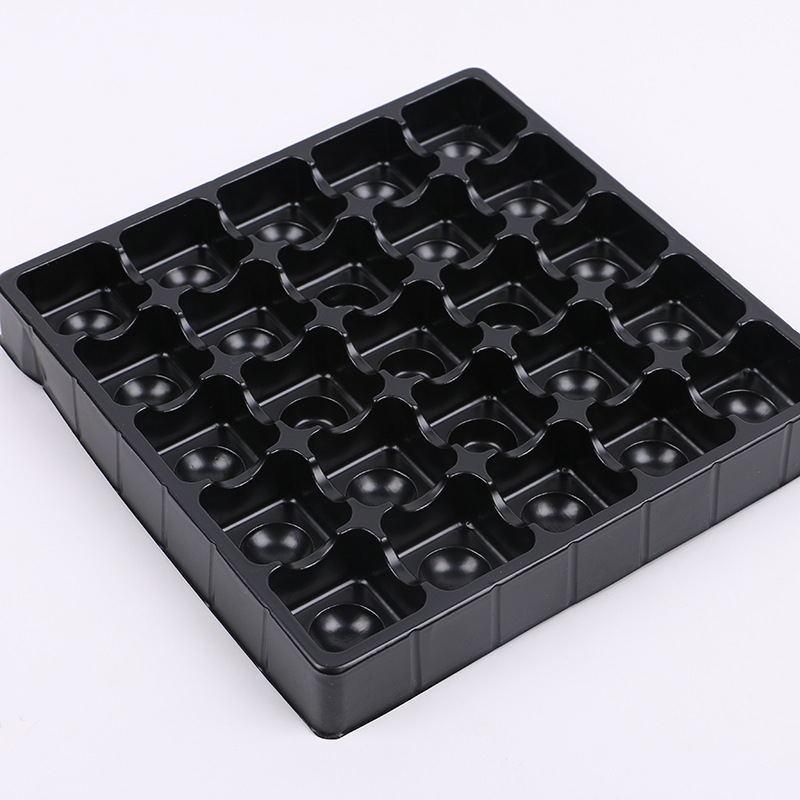 OEM design clear thermoformed packing Chocolate blister insert tray