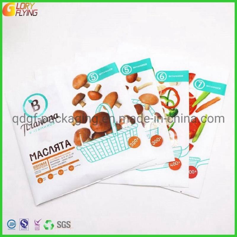 Custom Print Flexible Frozen Distilled Water Pet Food Coffee Tea Candy Snacks Nuts Nuts Plastic Bags Three Side Sealed Plastic Bags.