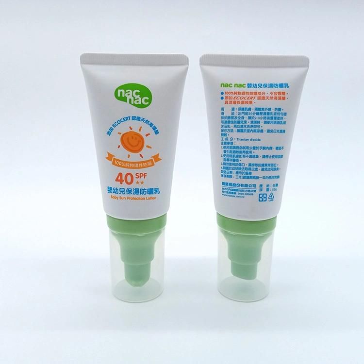 Plastic Cosmetic Packaging Hand Cream Face Cream Sunscreen