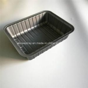 Frozen Food Packaging Black Plastic Meat Tray