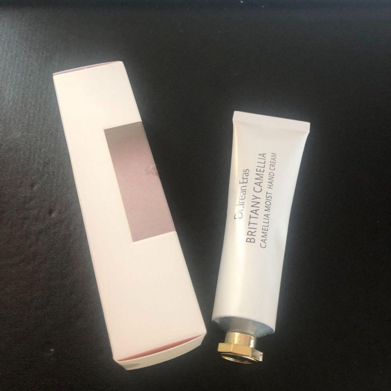 Luxury Aluminum Cosmetic Tube Hand Cream Packaging with Metal Lid